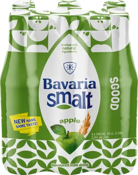 Bavaria Apple Flavoured Malt Non Alcoholic Beer Bottle