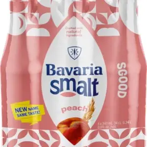 Bavaria Peach Flavoured Malt Non Alcoholic Beer Bottle