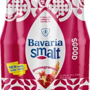 Bavaria Pomegranate Flavoured Malt Non Alcoholic Beer Bottle