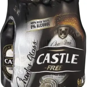 Castle Lager Non Alcoholic Beer Bottle