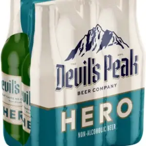 Devil's Peak Hero Non Alcoholic Beer Bottle