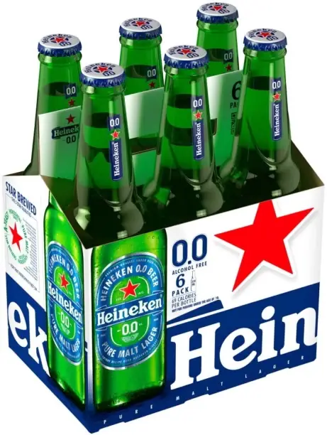 Heineken Lager Non Alcoholic Beer Bottle - Image 3
