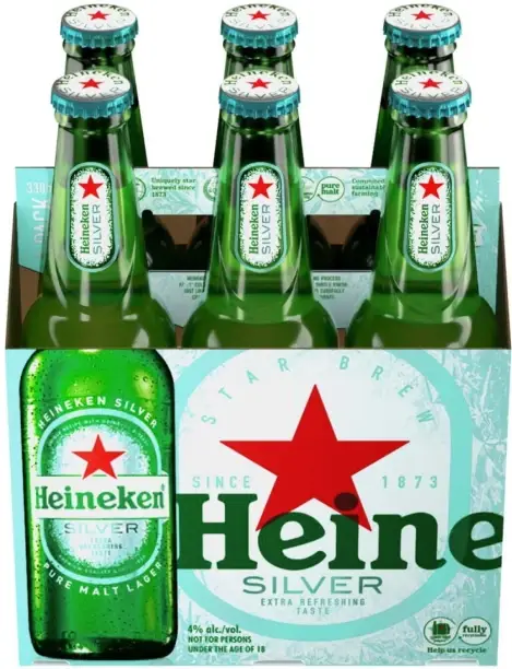 Heineken Silver Lager Bottle