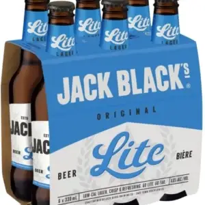 Jack Black Original Beer Lite Lager Bottle