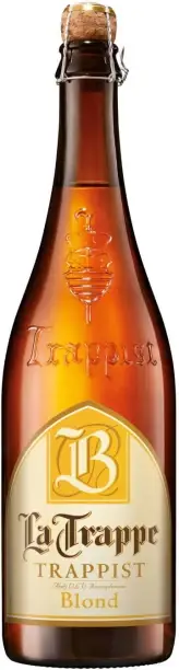 La Trappe Trappist Blond Dutch Ale Beer Bottle - Image 2