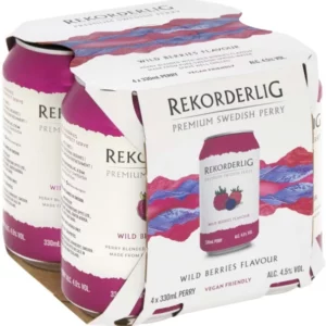 Rekorderlig Wild-Berries Cider (Pack of 4 x 330 ml)