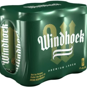 Windhoek Premium Lager Can Pack of 6 x 500 ml