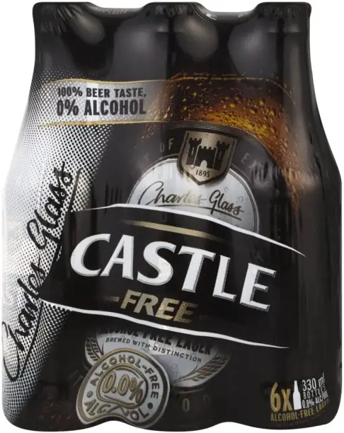 Castle Lager Non Alcoholic Beer Bottle - Image 2