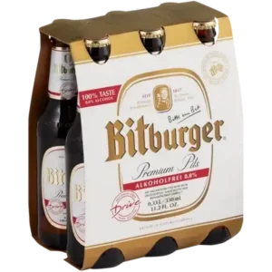 Bitburger Premium Pilsner Non Alcoholic Beer Bottle