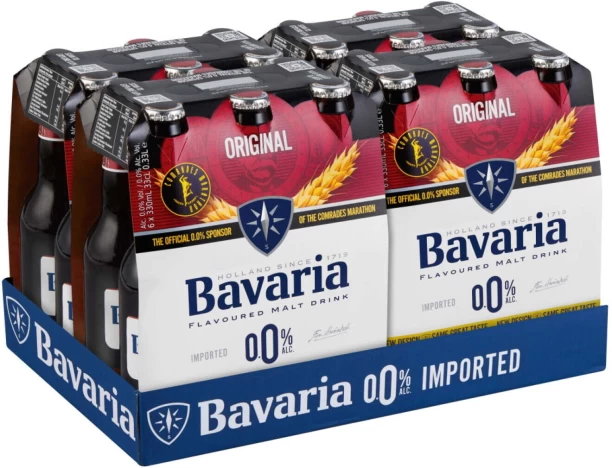 Bavaria Flavoured Malt Non Alcoholic Beer Bottle