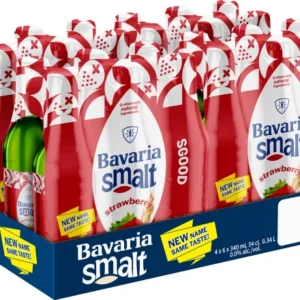 Bavaria Strawberry Flavoured Malt Non Alcoholic Beer Bottle