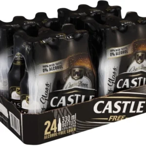 Castle Lager Non Alcoholic Beer Bottle