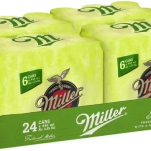 Miller Genuine Draft Lime Lager Bottle