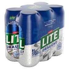 Castle Lite Draught Beer Can