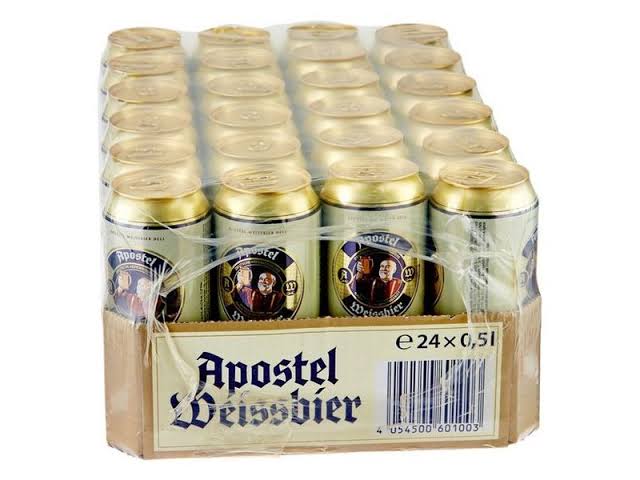 Apostel Weissbier Hell Wheat Beer Can