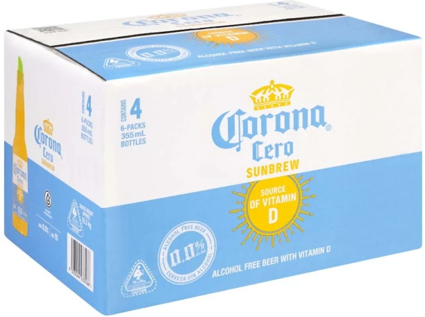 Corona Cero Lager Non Alcoholic Beer Bottle
