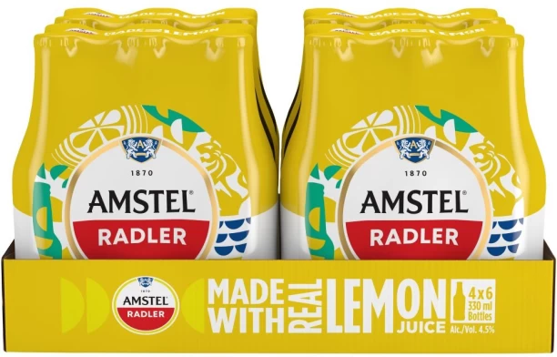 Amstel Radler Lager Bottle - Image 2