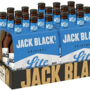 Jack Black Original Beer Lite Lager Bottle