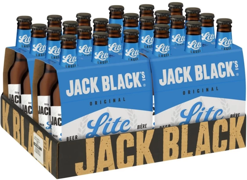 Jack Black Original Beer Lite Lager Bottle