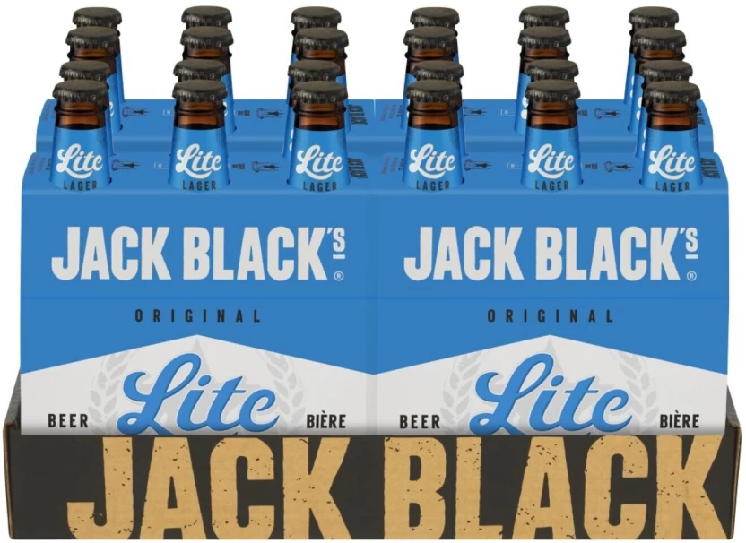 Jack Black Original Beer Lite Lager Bottle - Image 2